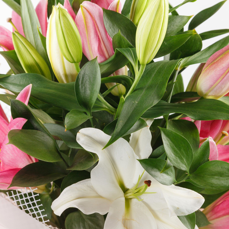 Букет с лилиями Сбежавшая невеста