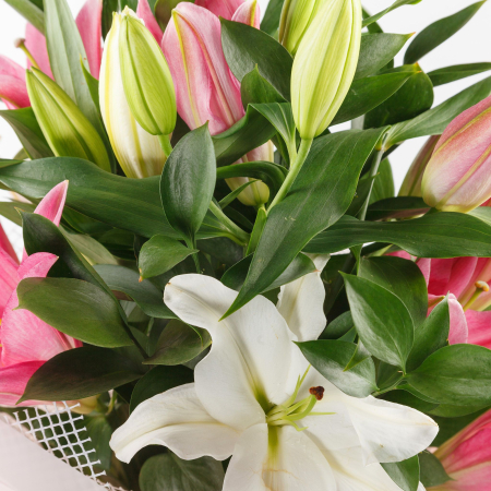 Букет с лилиями Сбежавшая невеста