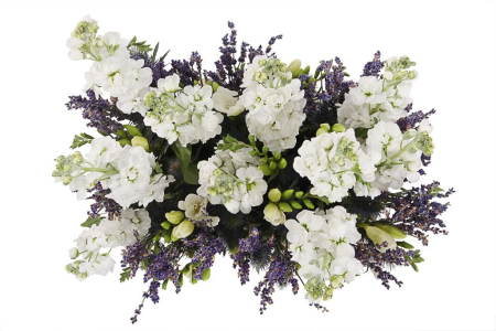 Букет Родная улица в кашпо