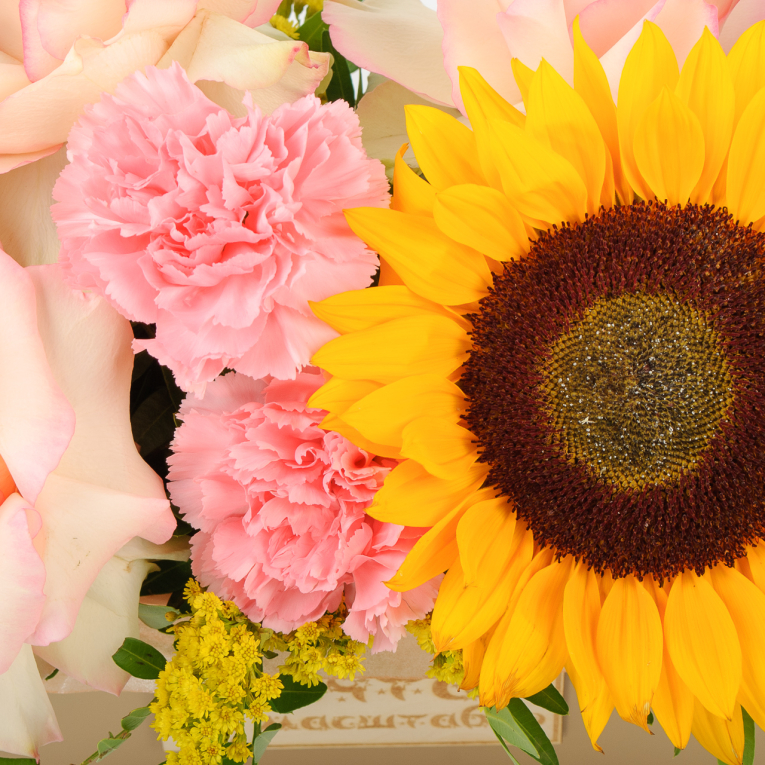 Букет в ящике Сладка парочка