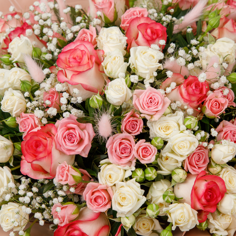 Букет Розовый пик