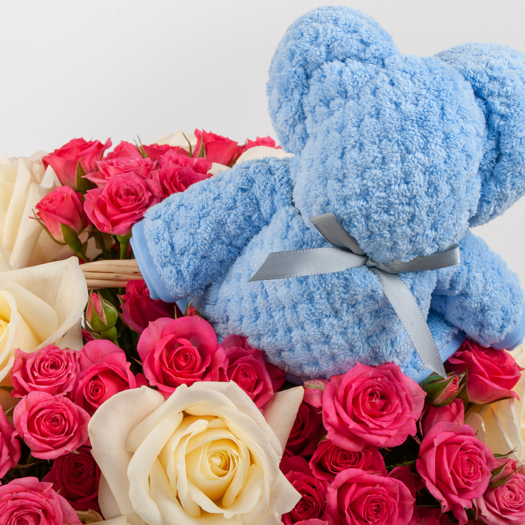 Композиция в корзине Сказочный миг