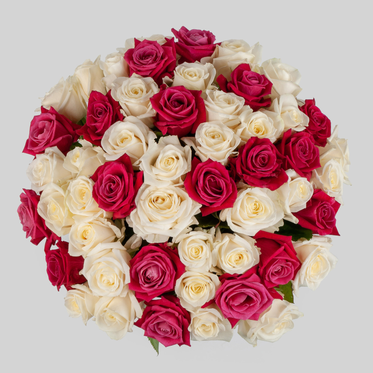 Букет из 51 розы Под луной