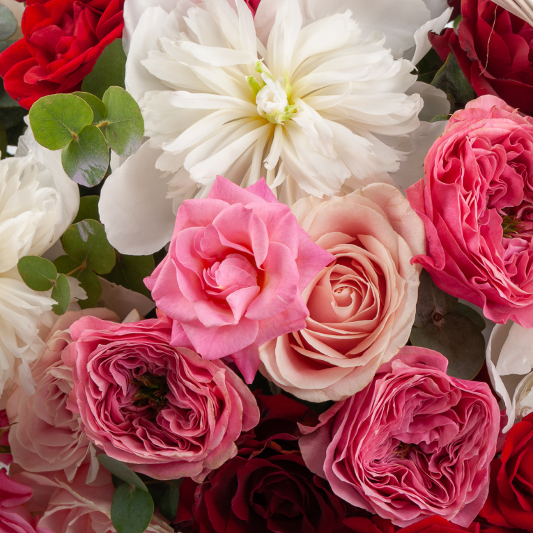 Букет в корзине Песня на закате