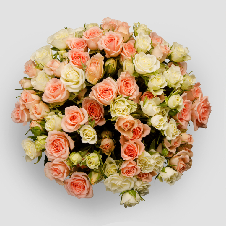 Букет в коробке Легкий румянец