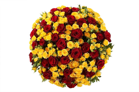 Букет Сладкие грезы, 60 роз микс