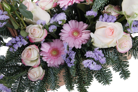 Букет В ожидании чуда в кашпо