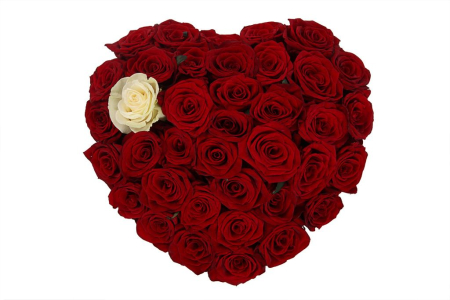 Букет Это любовь с акцентом в коробке