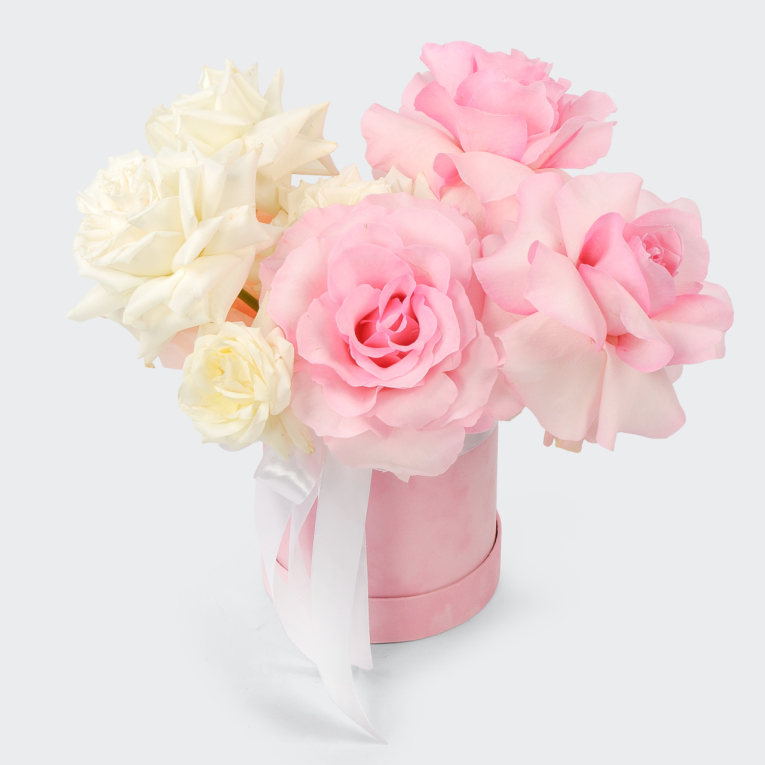 Розы в коробке Параллели чувств (малая)