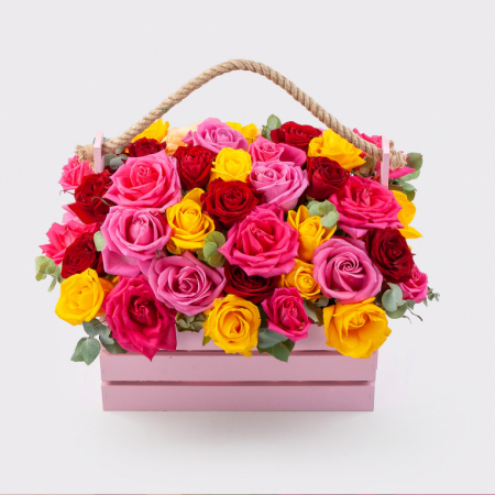 Композиция в кашпо Любовь художника