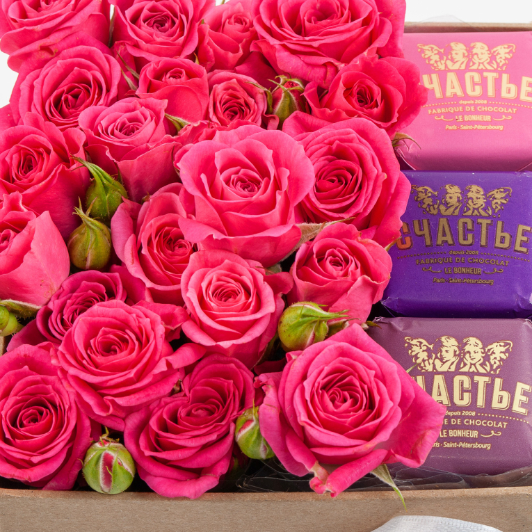 Композиция Розовый свет