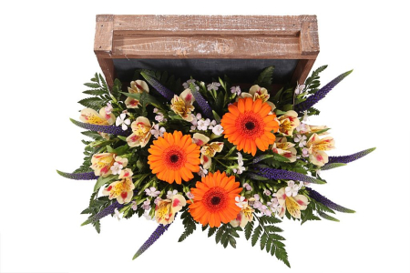 Букет Остров сокровищ в кашпо