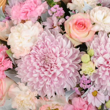 Букет в корзине Прозрачное утро