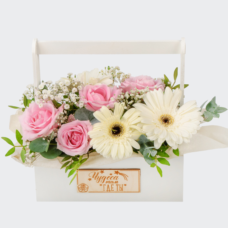 Букет в ящике Сочинение о лете