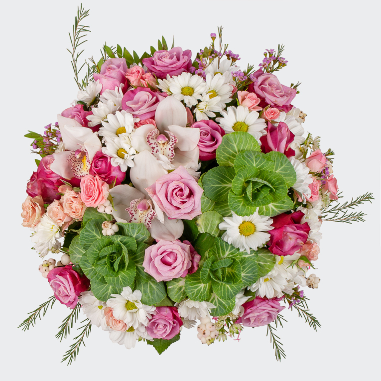 Композиция в кашпо Маленький садик