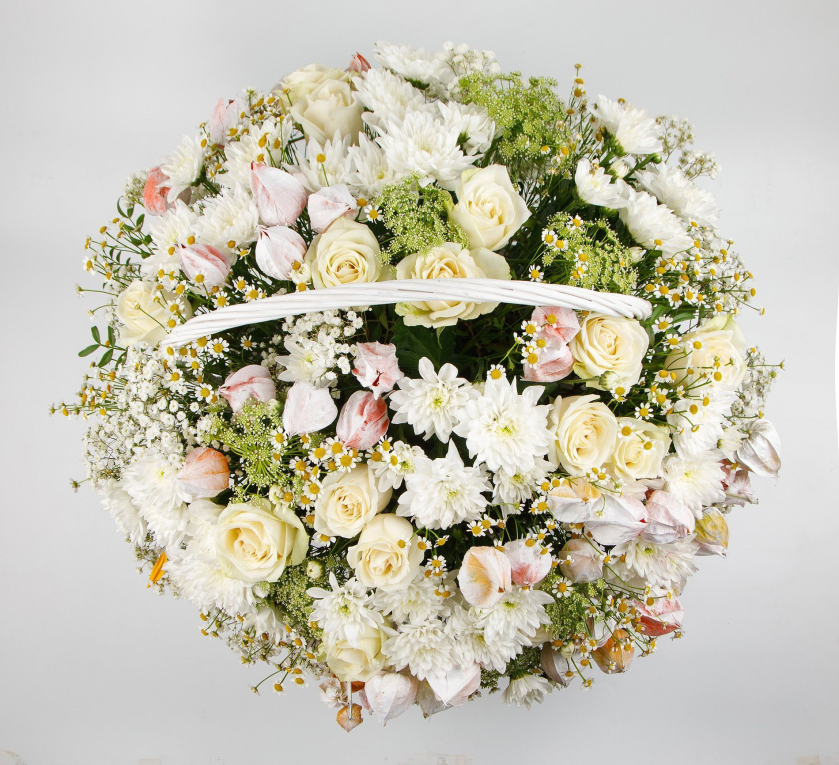 Букет в корзине Богиня рассвета