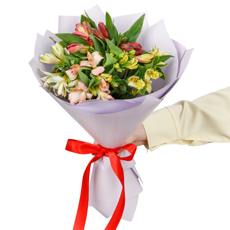 Букет Затерянный мир (5 альстромерий) Букет Затерянный мир (5 альстромерий)