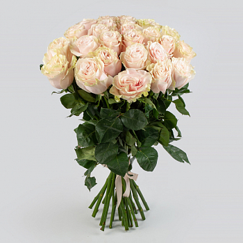 Букет 25 роз Пинк Мондиаль (Эквадор), 70 см