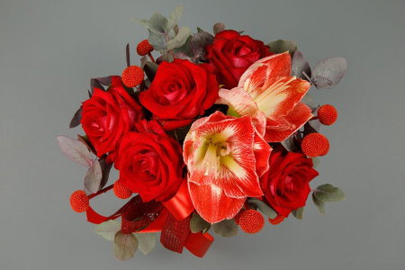 Букет в коробке Тропический нектар