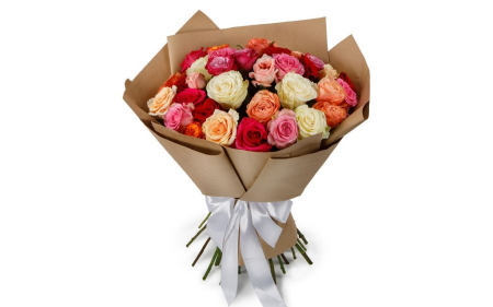 Букет из 35 роз Аморе мио